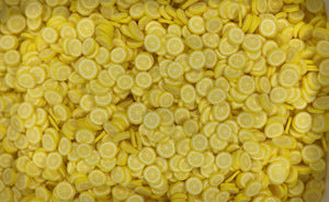 Lemon Fimo slices