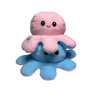 XXXL Oktopus Kuscheltier (Blau-Pink)