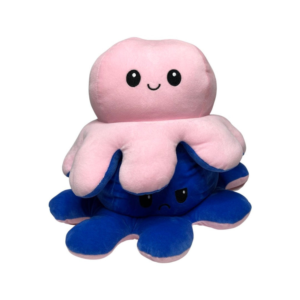 XXXL Oktopus Kuscheltier (Pink-Dunkelblau)