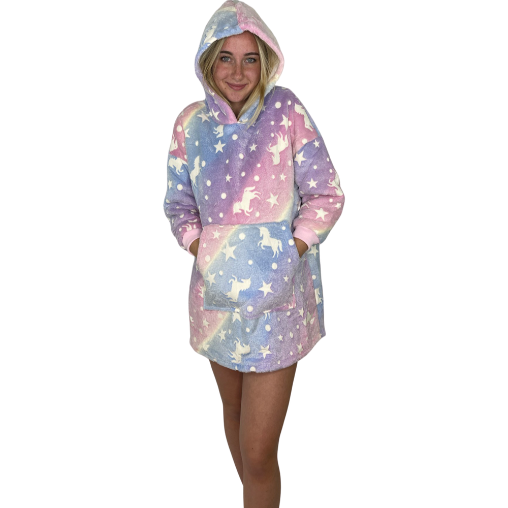 Hoodie Blanket ‚Unicorns‘