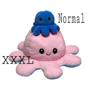 XXXL Oktopus Kuscheltier (Blau-Pink)