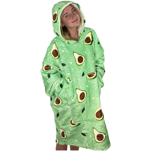 Hoodie Blanket ‚Avocado‘